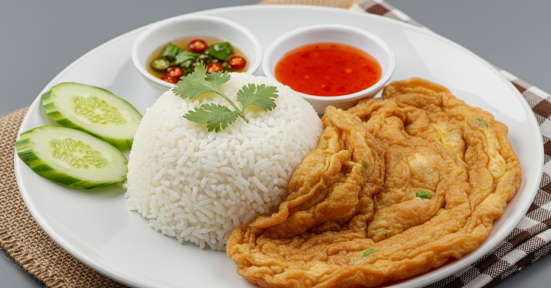 Authentic Thai Omelette Recipe (Kai Jiew) – Crispy, Fluffy, and Irresistible