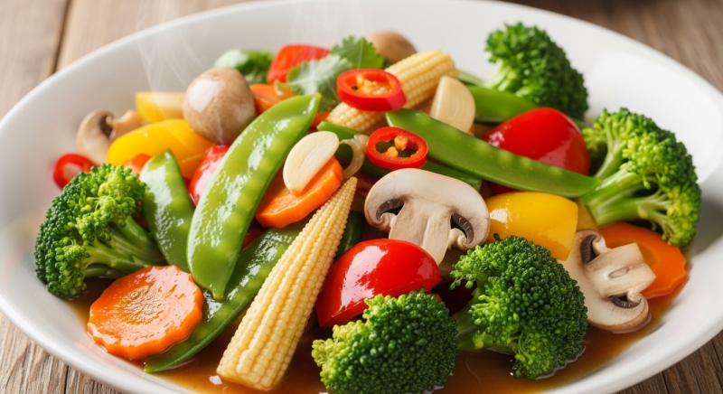 Phàd Phàk Recipe | Thai Stir-Fried Mixed Vegetables