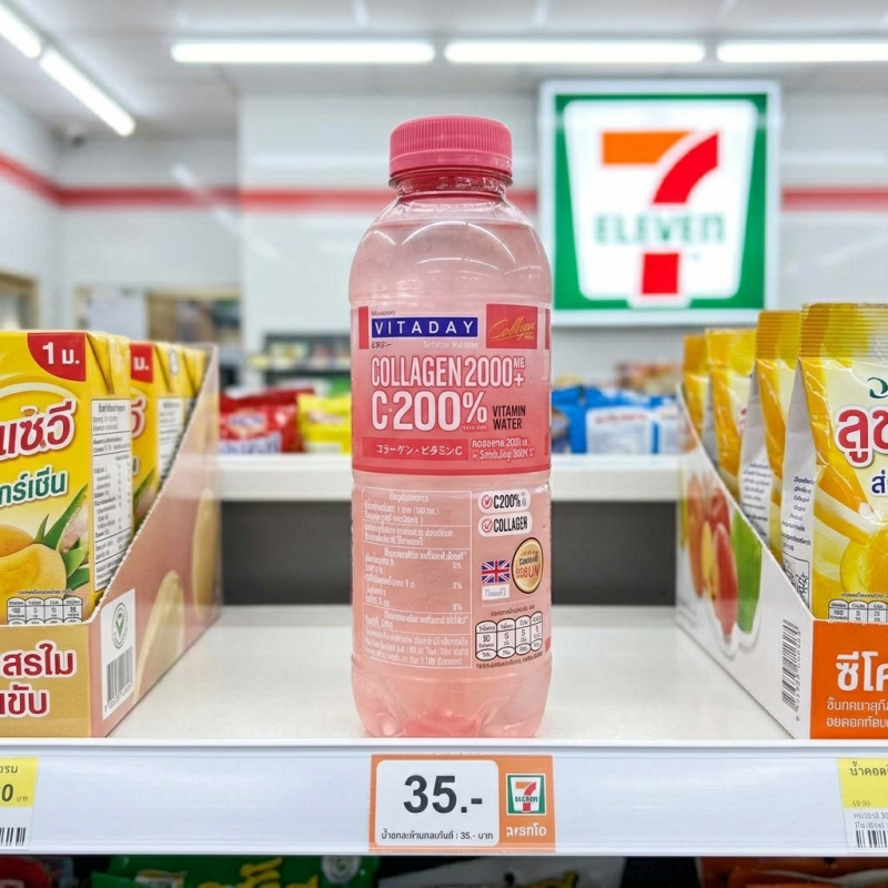 泰國 7-Eleven 必買美顏飲品推薦（2026）｜膠原蛋白、燕窩與維他命飲料